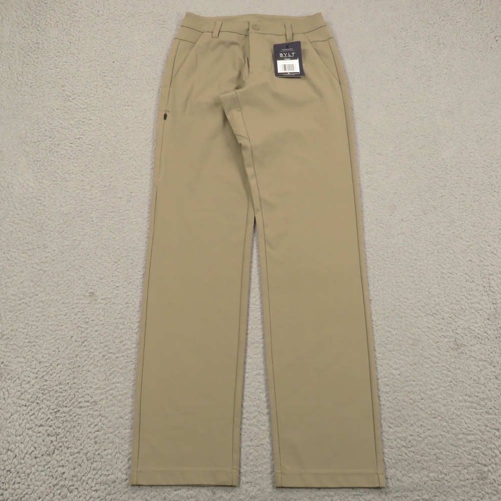 BYLT Everyday Pant 2.0 Mens 30 TALL Taupe Khaki Flex Stretch 30x34 MBP0293